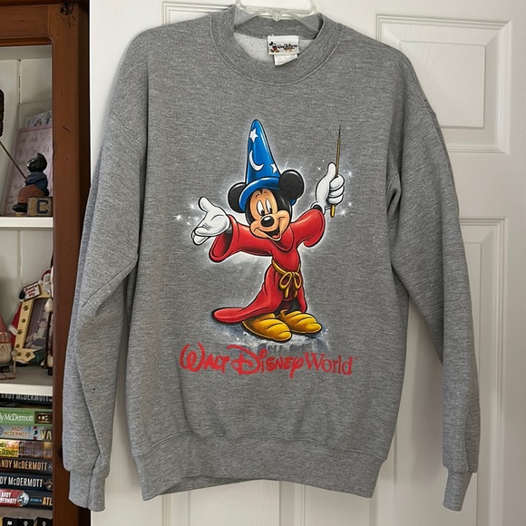 Disney Sweaters - Vintage Walt Disney World Sorcerer Mickey Crewneck